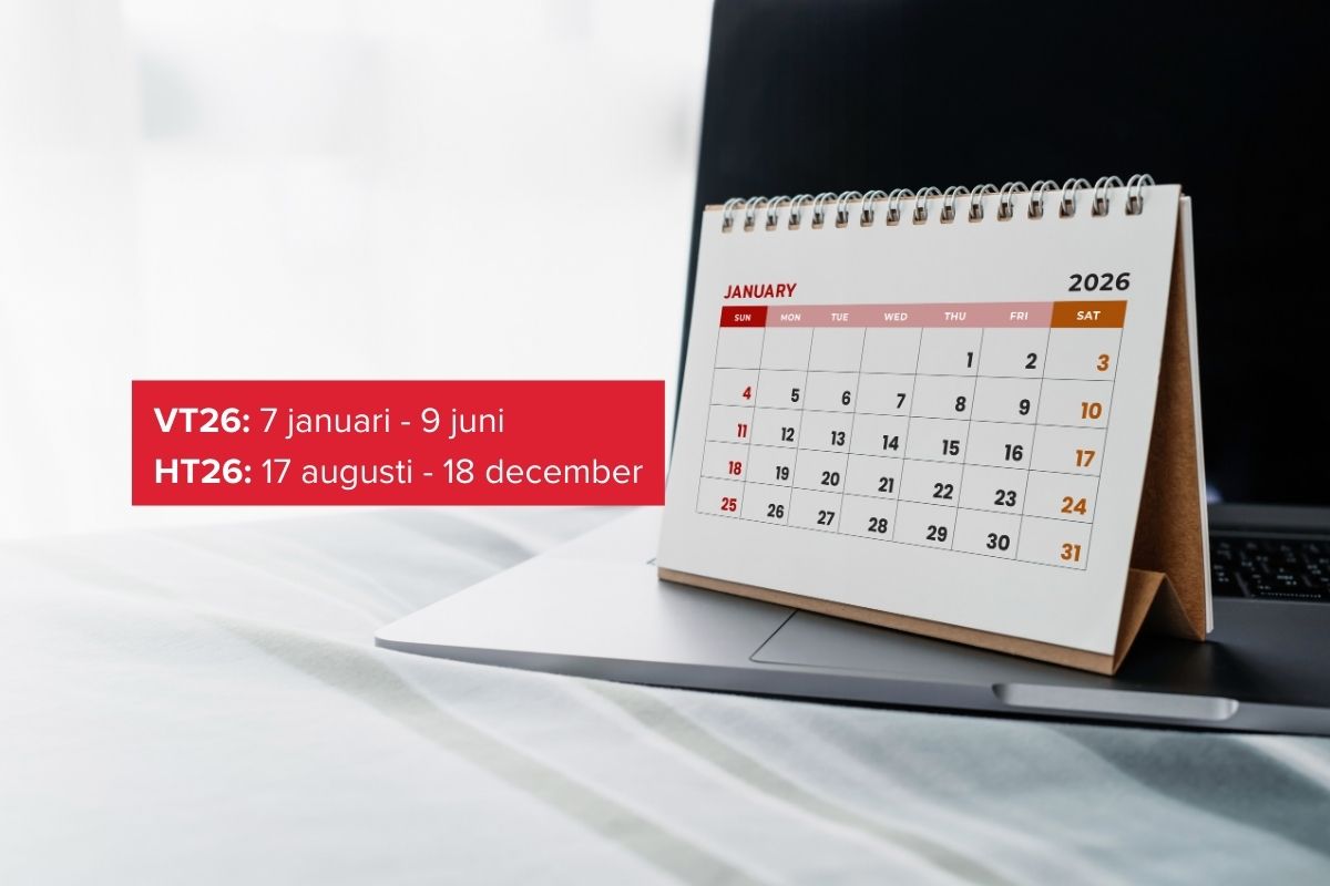 Bakgrundsbild med terminstider på.