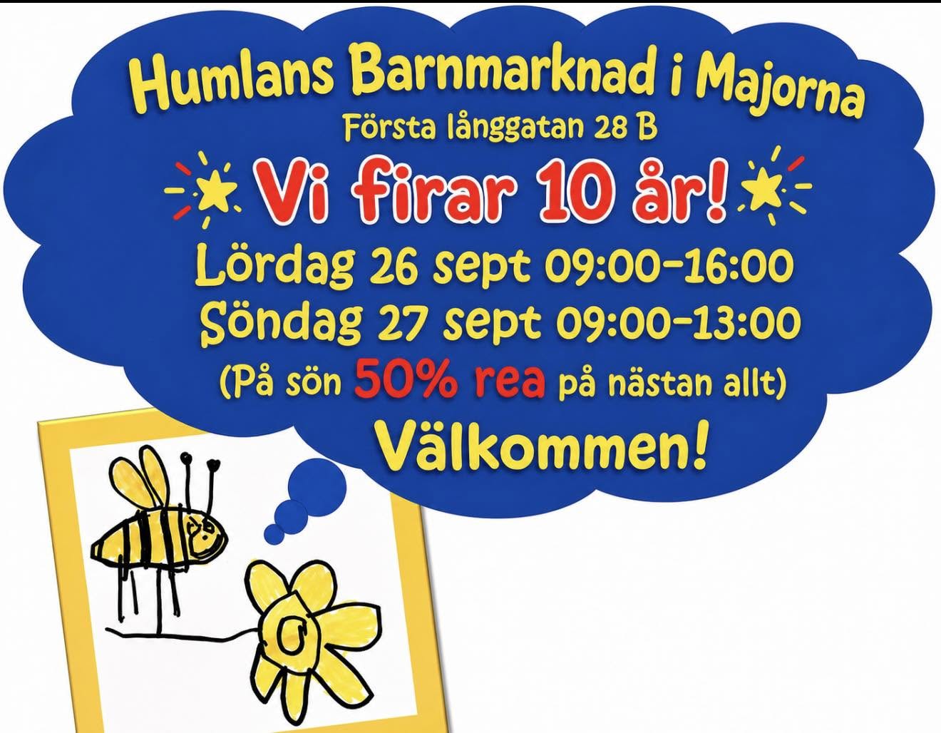 Humlans Barnmarknad 26-27 september 2026